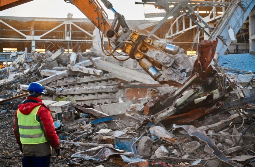 drywall removal, flooring removal, roofing debris, concrete removal