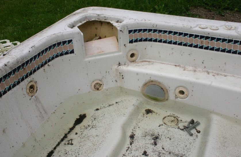 hot tub removal, spa removal, jacuzzi removal
